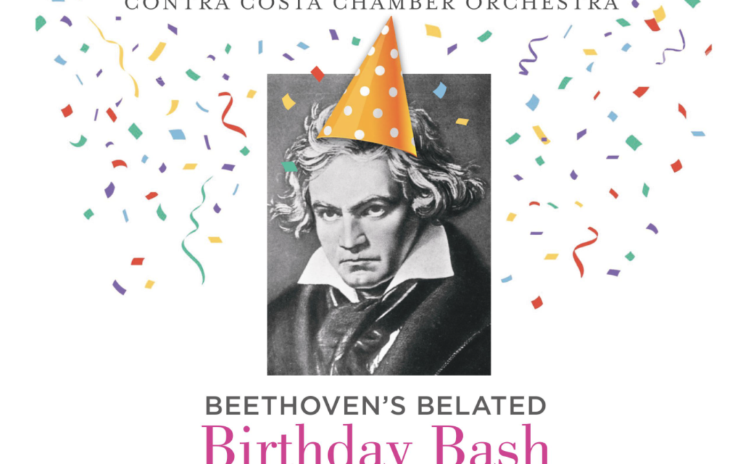 Beethoven’s Belated Birthday Bash, April 23 at 2:00pm at El Campanil Theatre
